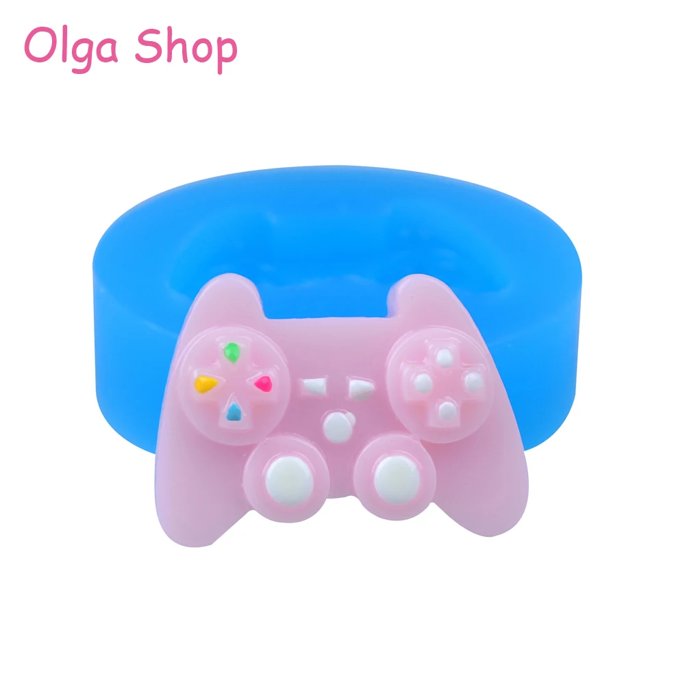 FYL421 27.6mm Game Controller Silicone Mold for Dessert Fondant Cake