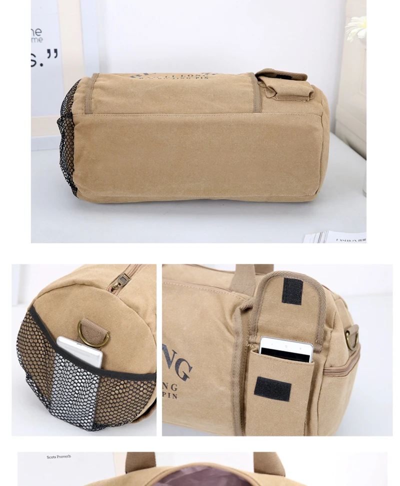 Yoga package Cylinder package Gym bag (23)