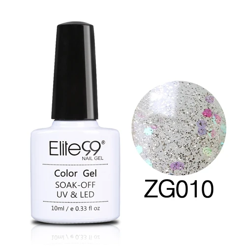 Elite99 10 мл блеск груша Цвет УФ-гель для ногтей длительный гель лак для ногтей Полупостоянный лак для ногтей Полировочный Гель для маникюра - Цвет: ZG010