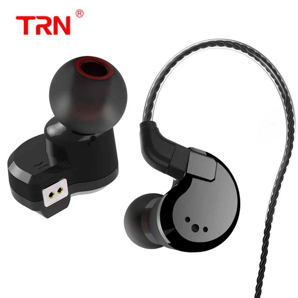 

TRN V80 2BA+2DD Hybrid Metal In Ear Earphone IEM HIFI DJ Monito Running Sport Earphone For Phone Headset 2Pin Detachable