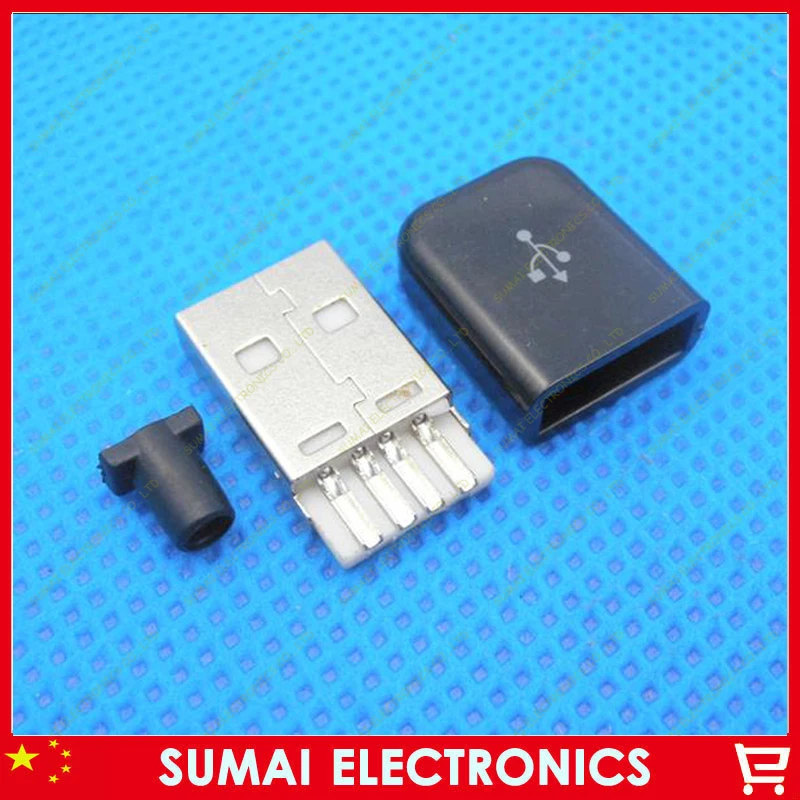 Free Shipping 30sets DIY 3 in 1 2.0 USB connector jack A Type Mini USB