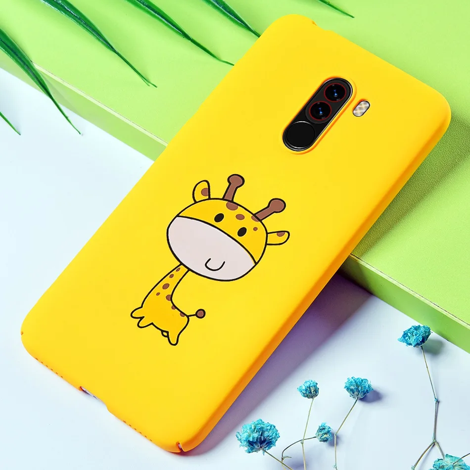 TOMKAS Funny Banana Bad Boy Case Pocophone F1 Case Hard Back Cover Cute Floral Animal Coque Phone Cases for Xiaomi Pocophone F1  (5)