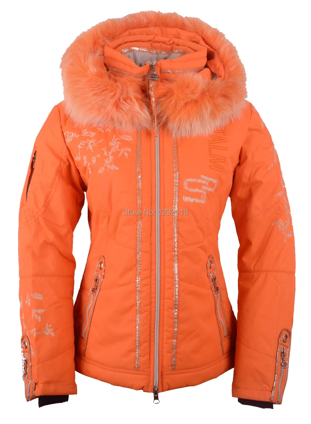 2014 winter brand orange ski jackets women ski suits snowboard jacket