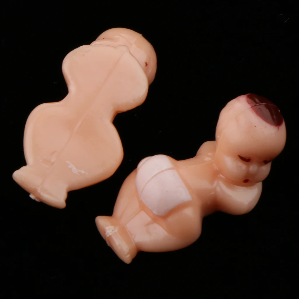 50pcs Lovely Mini Full Body Newborn Kids Dolls for Baby Shower Christening Decor Party Tabletop Ornament DIY Crafts Supplies