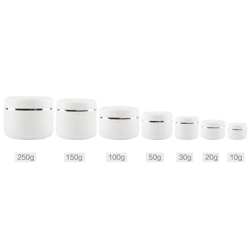 Cosmético do Creme para o Cuidado Garrafa do pó 250g Recipiente Plástico Vazio Frasco Pessoal Potenciômetro Conservando 50 pc - Lote 20g 30g 50g 100g 150g 9 o cuidado pessoal, garrafa do pó, potenciômetro, conservando 50 pc lote
