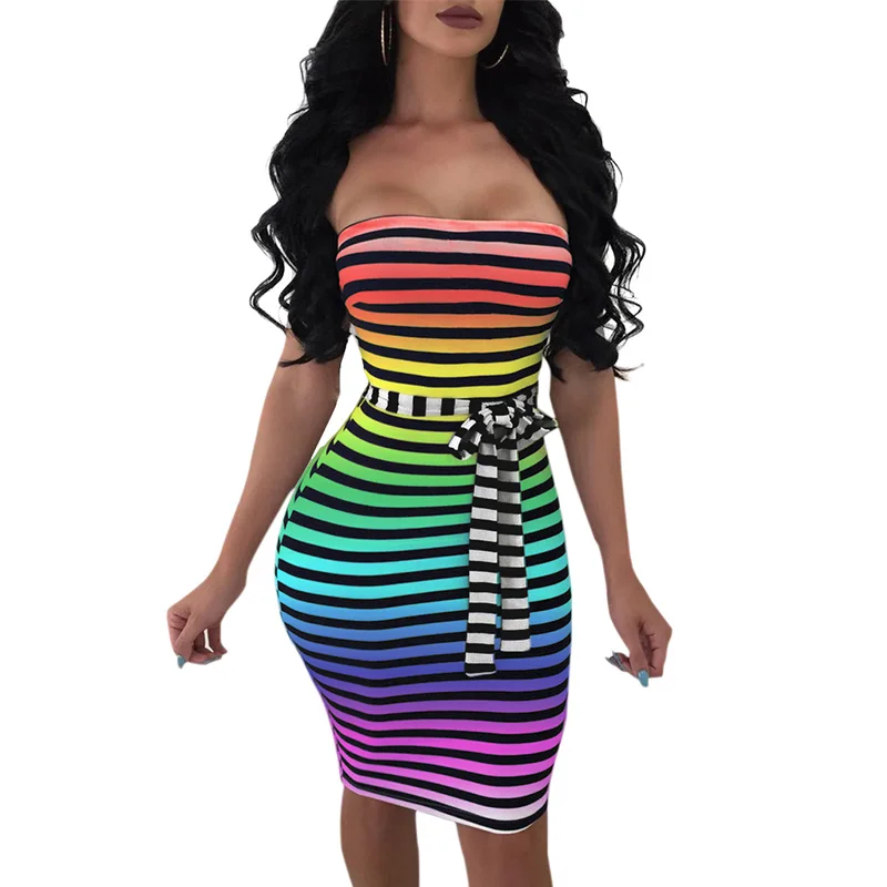 colorful bodycon dresses