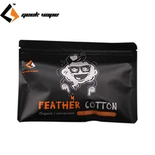 Original Geekvape pluma algodón para cigarrillo electrónico RTA RBA RDTA tanque mecha cubierta construcción