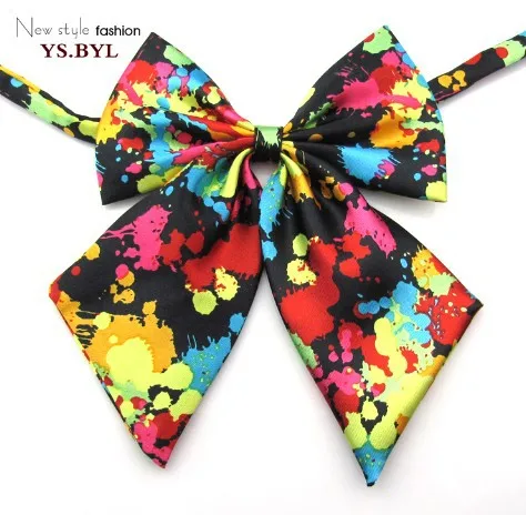 

Women Butterfly Cravat Women Dress Bow Tie Collar Flower Accessories Oil Painting Women Gift