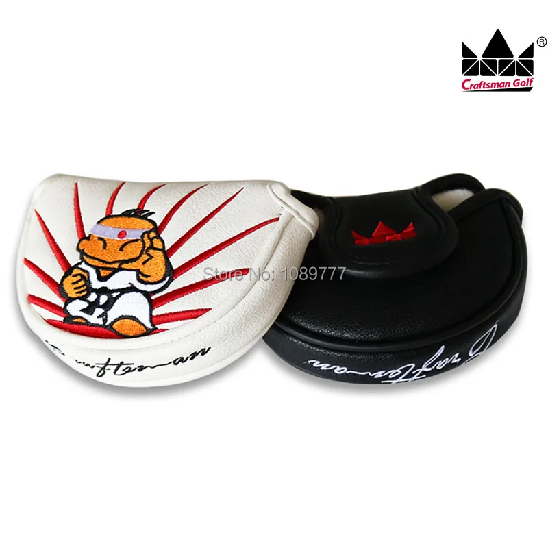 Гольф-мастер mid-mallet головной убор putter cover японский стиль для бокового вала putter club