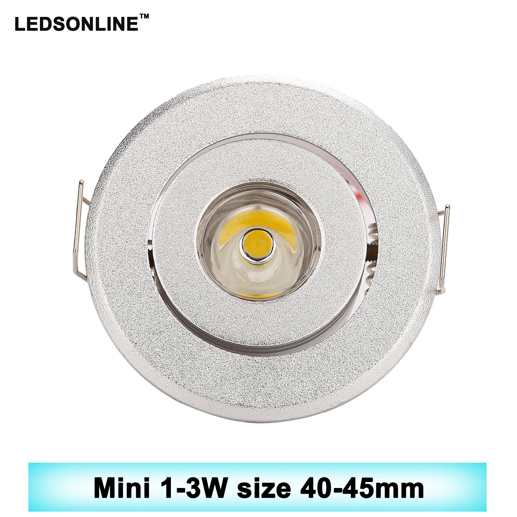 

Cabinet Light mini Recessed Downlight Spotlights Kit 1W 3W Hole size 40-45mm for Home Kitchen Counter Closet Lighting 10pcs/lot