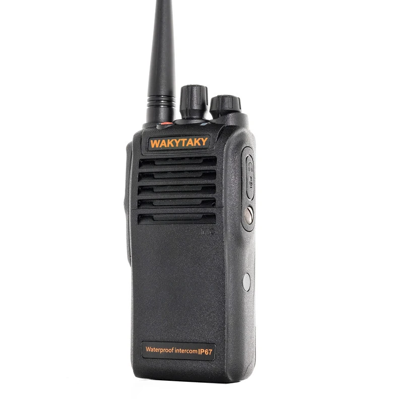 WAKYTAKY Портативный Водонепроницаемый портативной рации 5 Вт UHF IP67 двухстороннее