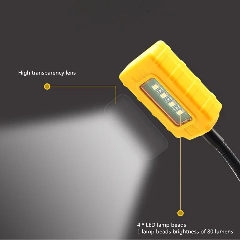 Аварийный светодиодный светильник для ремонта автомобилей с магнитной профессиональной гибкой настольной лампой ночной Светильник для устранения проблем s