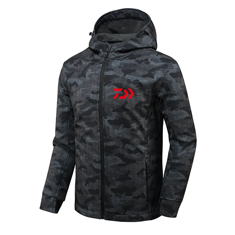 

2018 NEW DAIWA Fishing clothes Autumn And Winter outdoor DAWA jacket parka Plus velvet Keep warm waterproof DAIWAS Free shipping