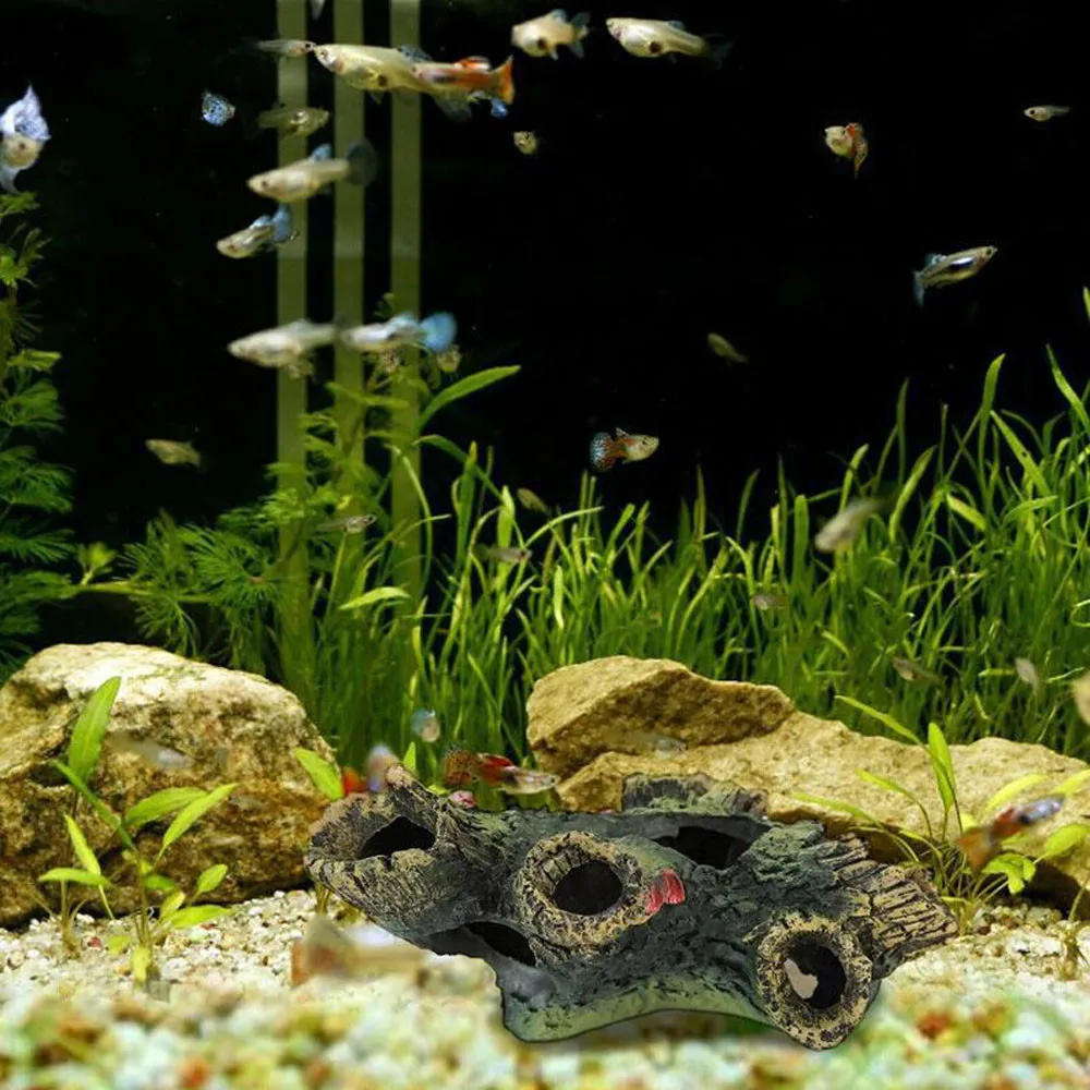 HSU Auarium украшения для багажника Driftwood аквариум рыбы Смола Подводные Украшение
