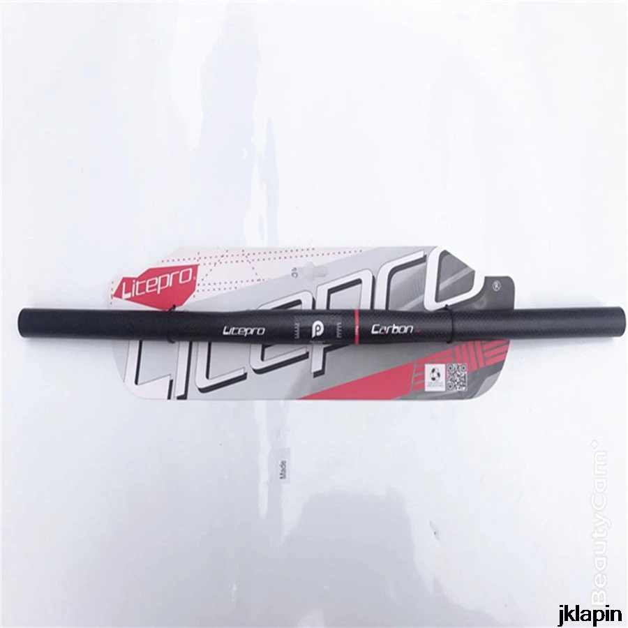 Складной велосипедный руль Litepro BMX цельный из углеродного волокна LP углеродный Pro