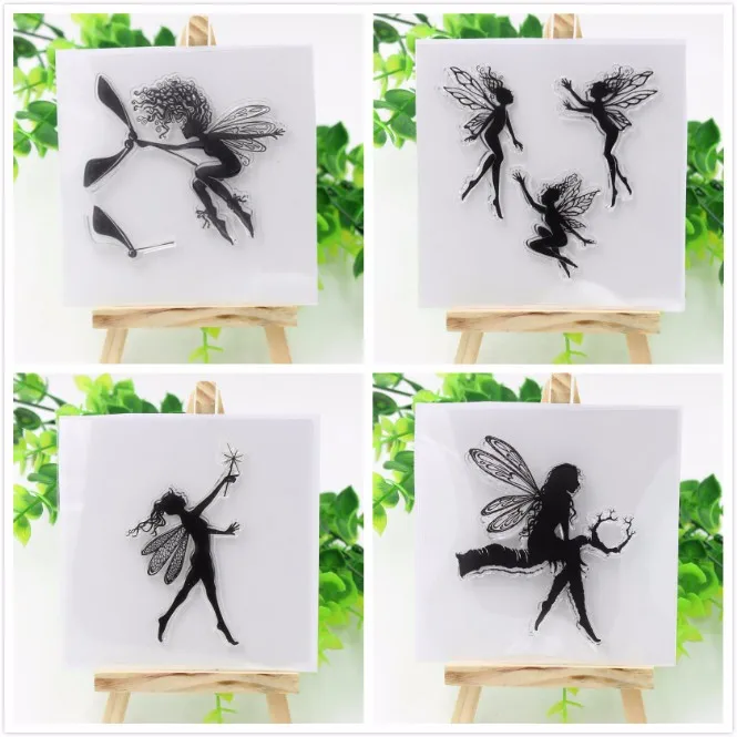 

Angels Transparent Clear Silicone Stamp/Seal for DIY scrapbooking/photo album Decorative clear stamp sheets