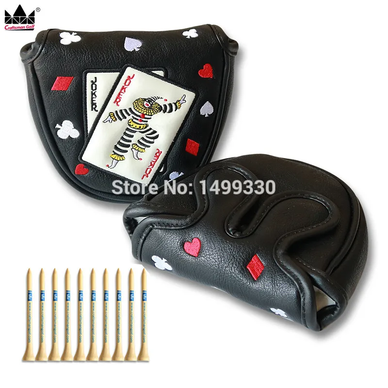 Craftsman Poker Joker Golf Mallet Headcover Putter Head Cover