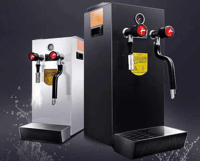 220v Commercial Espresso Coffee Milk Foam Machine Steam Boiling