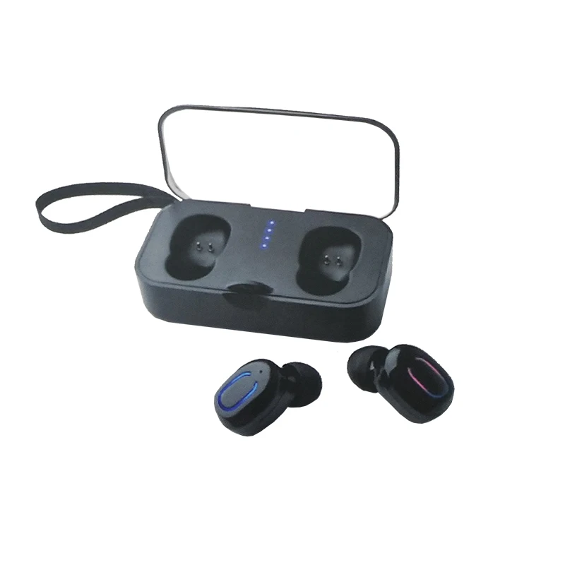Bluetooth гарнитура T18S невидимые мини беспроводные наушники стерео BT5.0 TWS глубокий