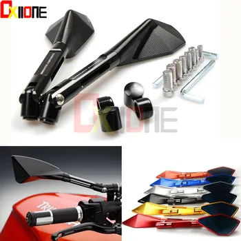 

Universal Aluminum Motorcycle Mirrors motorbike Rearview side Mirror for Yamaha FZ1 Fazer ABS FZ6 Fazer