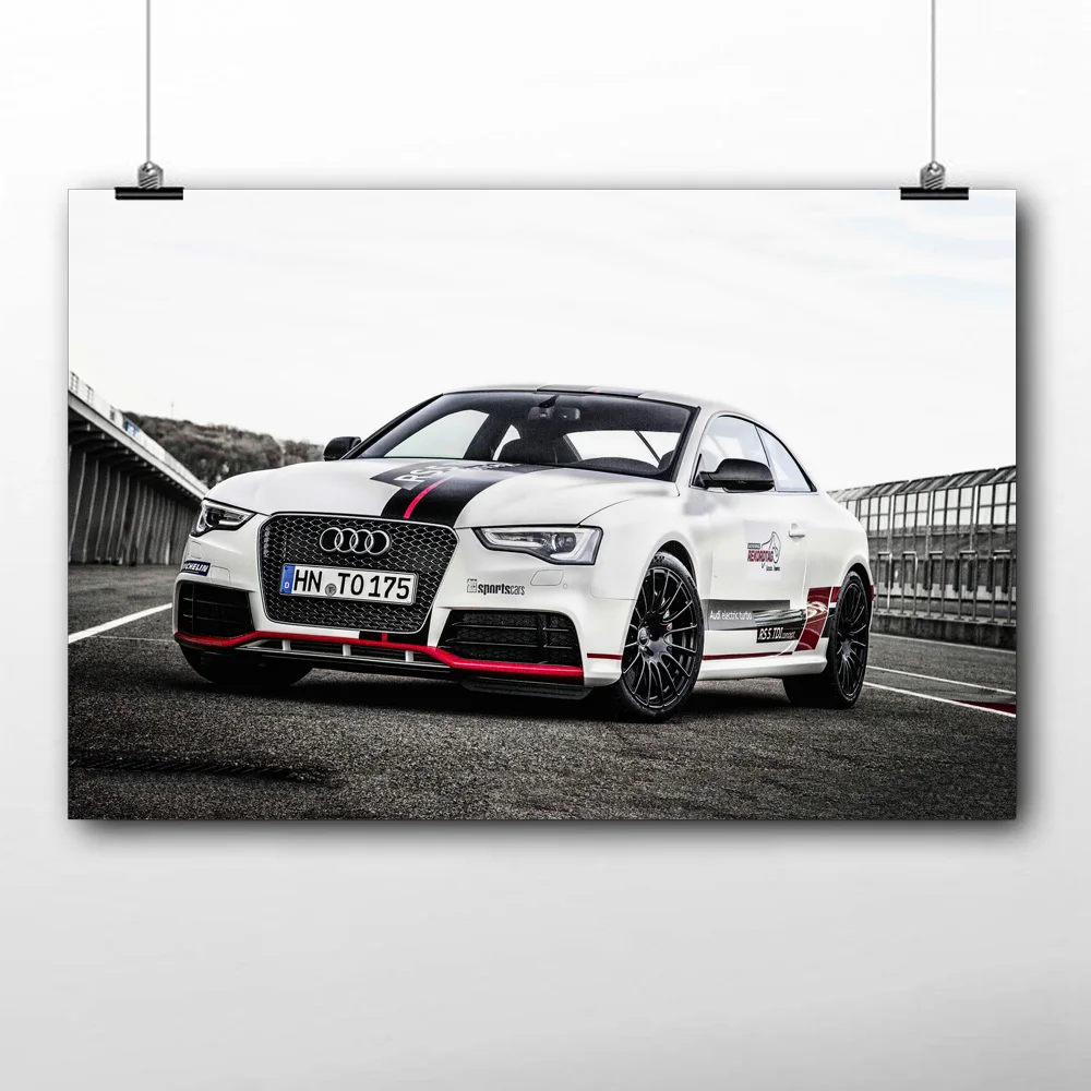 

Super Car RS 5 Sport Car Poster Wall Art Picture Canvas Print For Home Room Decor