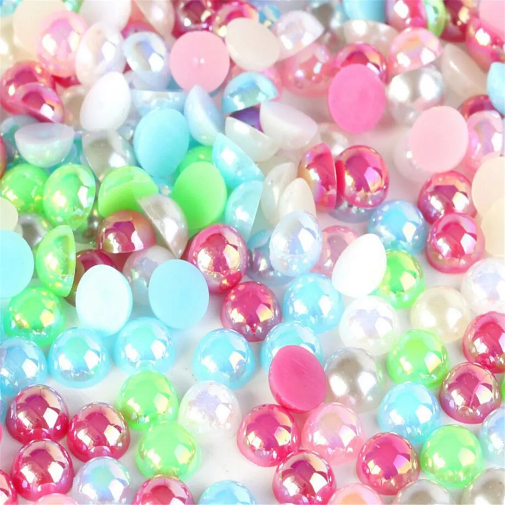 Искусственный полукруглый жемчуг из АБС пластика 1 5 12 мм|pearls for nails|pearl beadspearl pearls |