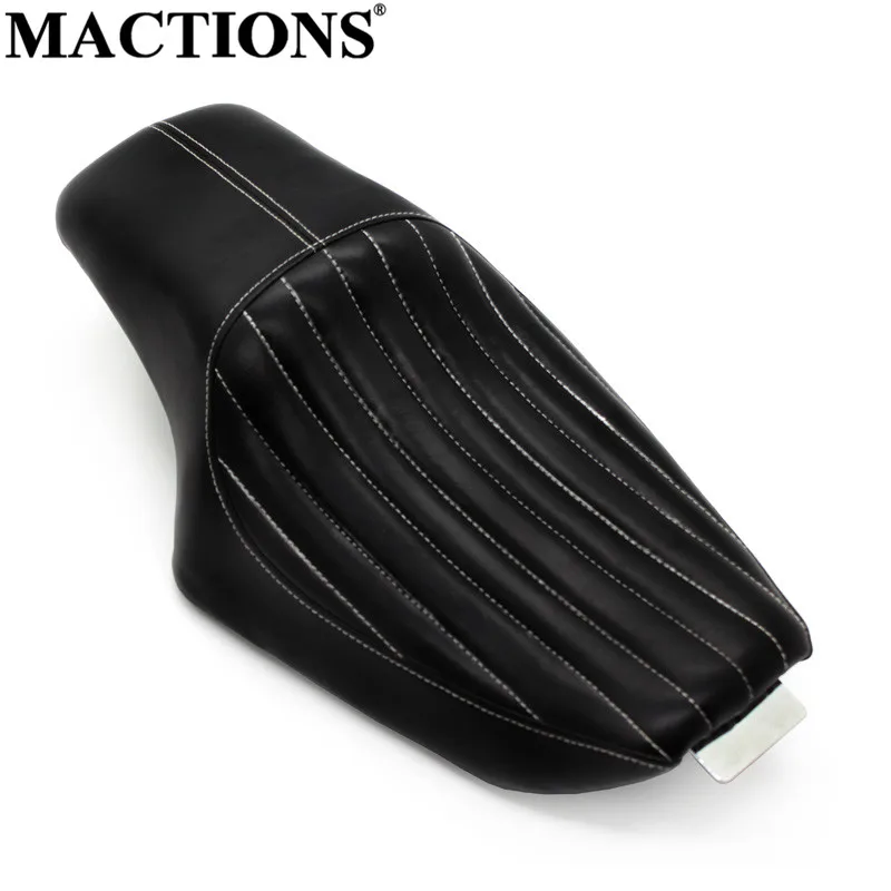 

Motorcycle Driver Front Rear Passenger Seat Two Up Seat Black For Harley Sportster XL883 XL1200 Iron 48 72 , Custom 2010-2016