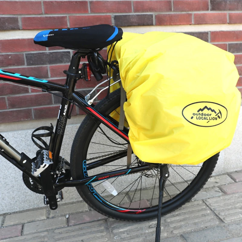 LOCAL LION 50L Bicycle Bag Mountain Bike Trunk Bags Cycling Rear Rack Tail Seat Pannier Pack Luggage Carrier Riding Accessories