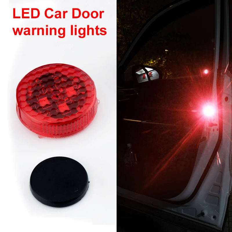 OKEEN car styling 4x wireless Red Car LED door open signal warning light decorative indicator