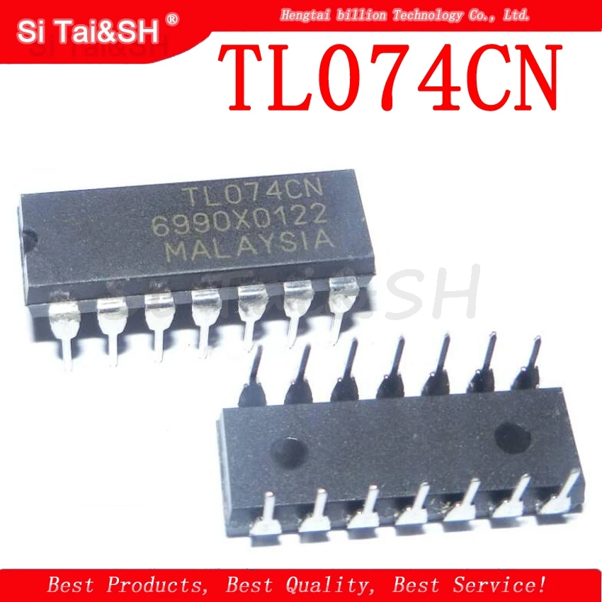 

10PCS TL074CN DIP14 TL074 DIP 074CN DIP new and original IC