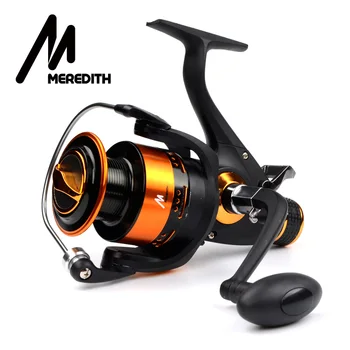 

Meredith 4BB 8KG Fishing Reels Spinning Aluminum Handle Double Drag with Full Metal Body 4 Ball Bearing Gear Ratio Free shipping