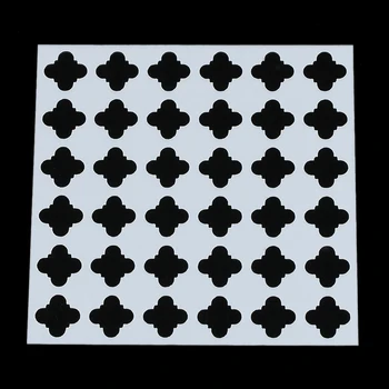 

1PC Cross Plus Layering Stencils Airbrush Art Painting Templates Album Card Making DIY Crafts School Stationery Office Supplies