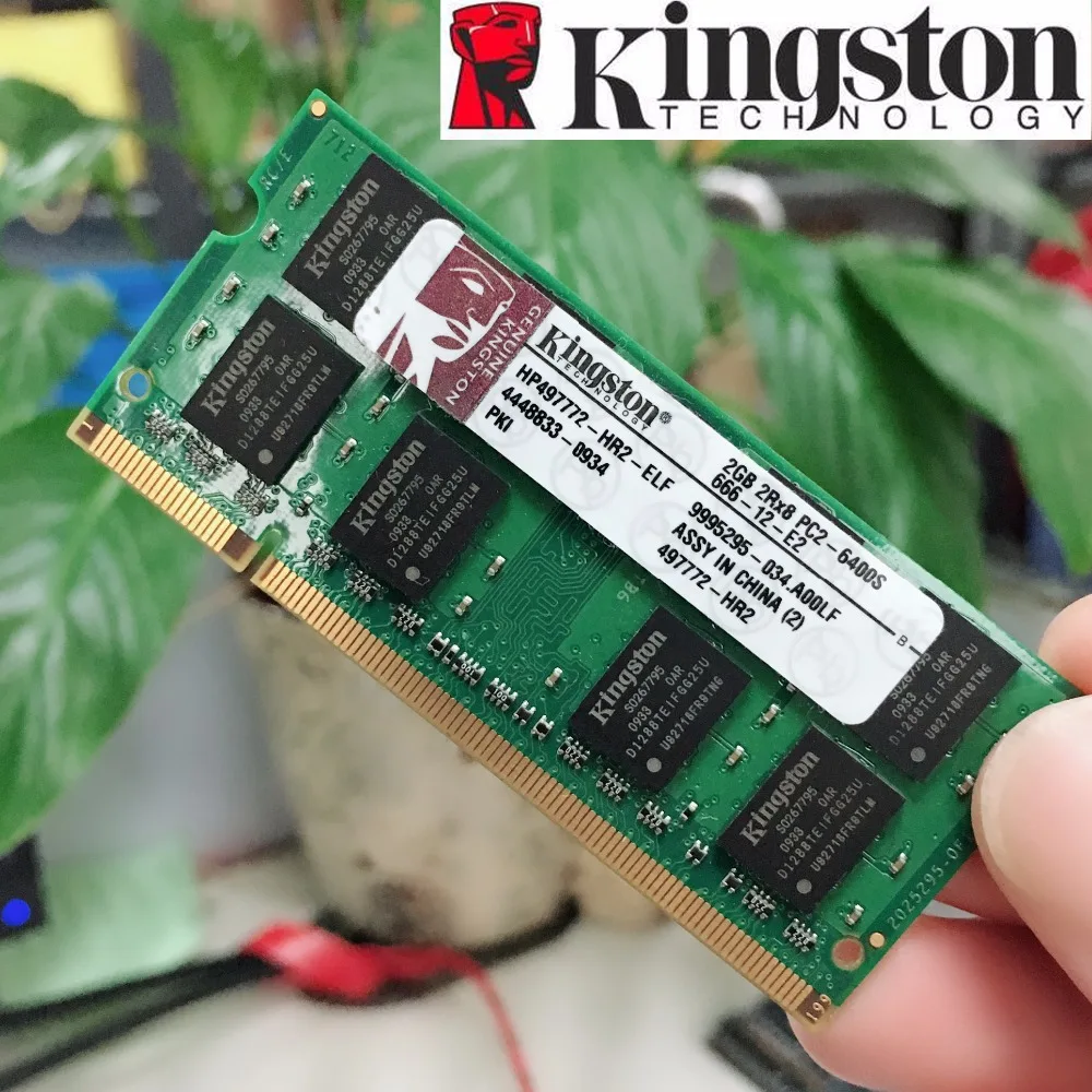 Ноутбук Kingston 2 Гб 2G PC2 5300S 6400S 5300 6400 667 800 МГц ECC оперативной памяти|Оперативная