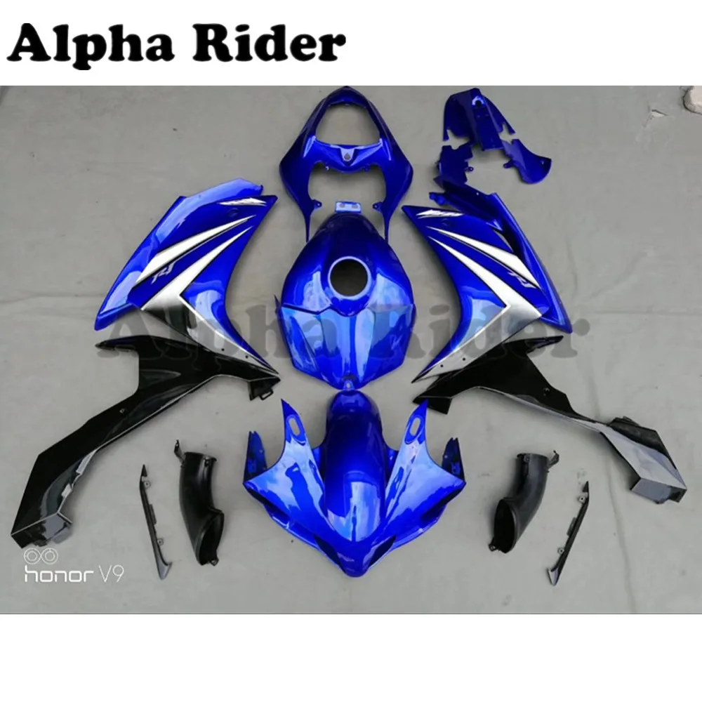YZF R1 07-08 комплекты обтекателей кузов капот Обтекатели инжекционного метода литья корпуса КОРПУСА АБС Пластик для Yamaha YZF-R1 2007 2008 07 08
