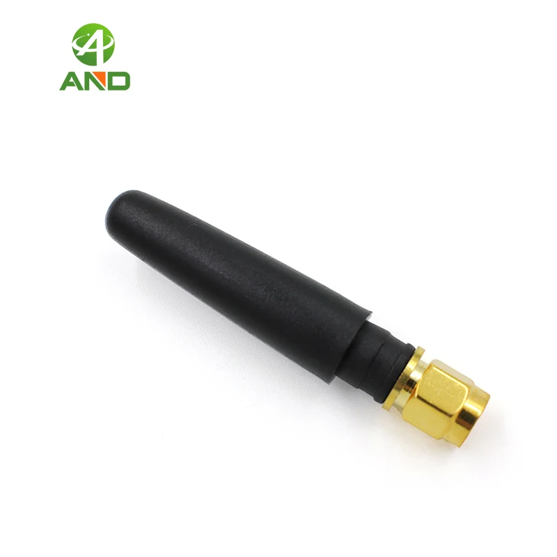 2 dBi четырехдиапазонная 850/900/1800/1900 МГц SMA Мужская прямая 5 см GSM GPRS антенна резиновая