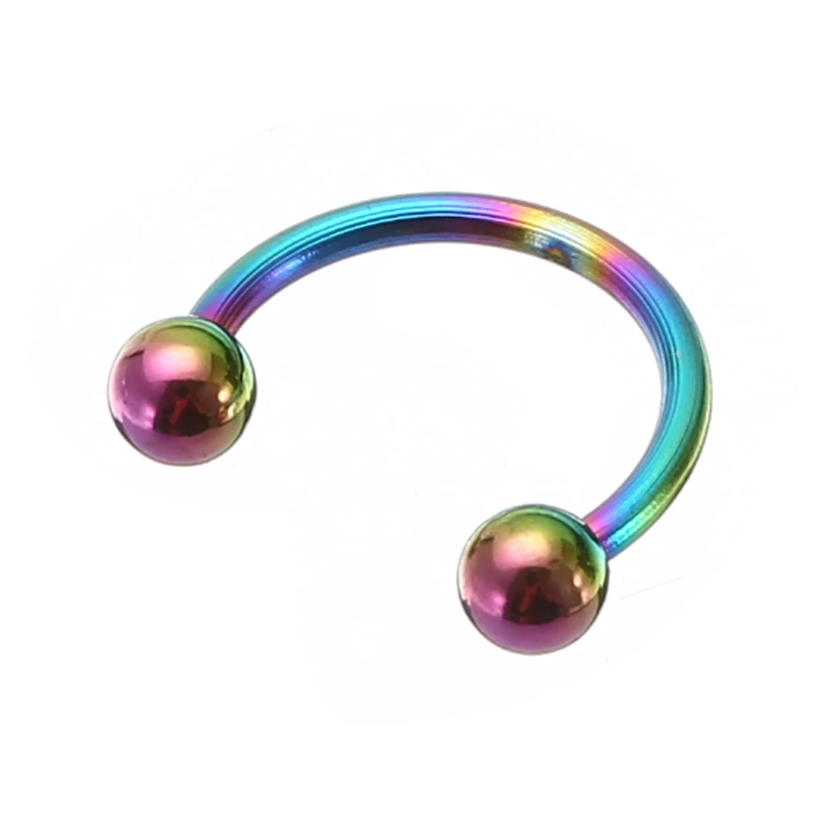 10pcs Fashion Lip Nose Hoop Balls Body Piercing Jewelry Shellhard Stainless Steel Horseshoe Bar Ear Ring Belly Button Femme