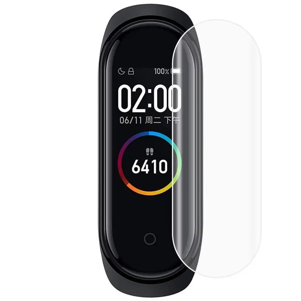 TPU Screen Protector for Xiaomi Mi Band 4 Full Cover Film | Электроника