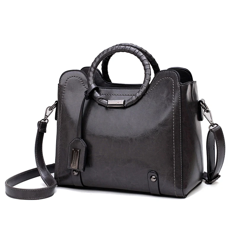 Роскошные сумки, женские сумки, дизайнерские, брендовые, известные, женские, ручные сумки, большие, винтажные сумки, женские сумки через плечо, bolsas - Цвет: gray