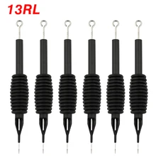 OPHIR 6 шт./лот по стерильному одноразовому иглу 13RL колпачки для татуажа острые наконечники и трубка 3/4 сцепление_ TA110(13RL)-6x