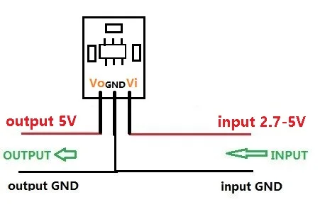 DD0505MD* 5 250MA SMD 2,7-5 в до 5 В DC-DC повышающий преобразователь для датчика температуры и влажности 18650 Внешний аккумулятор ds18b20 lcd