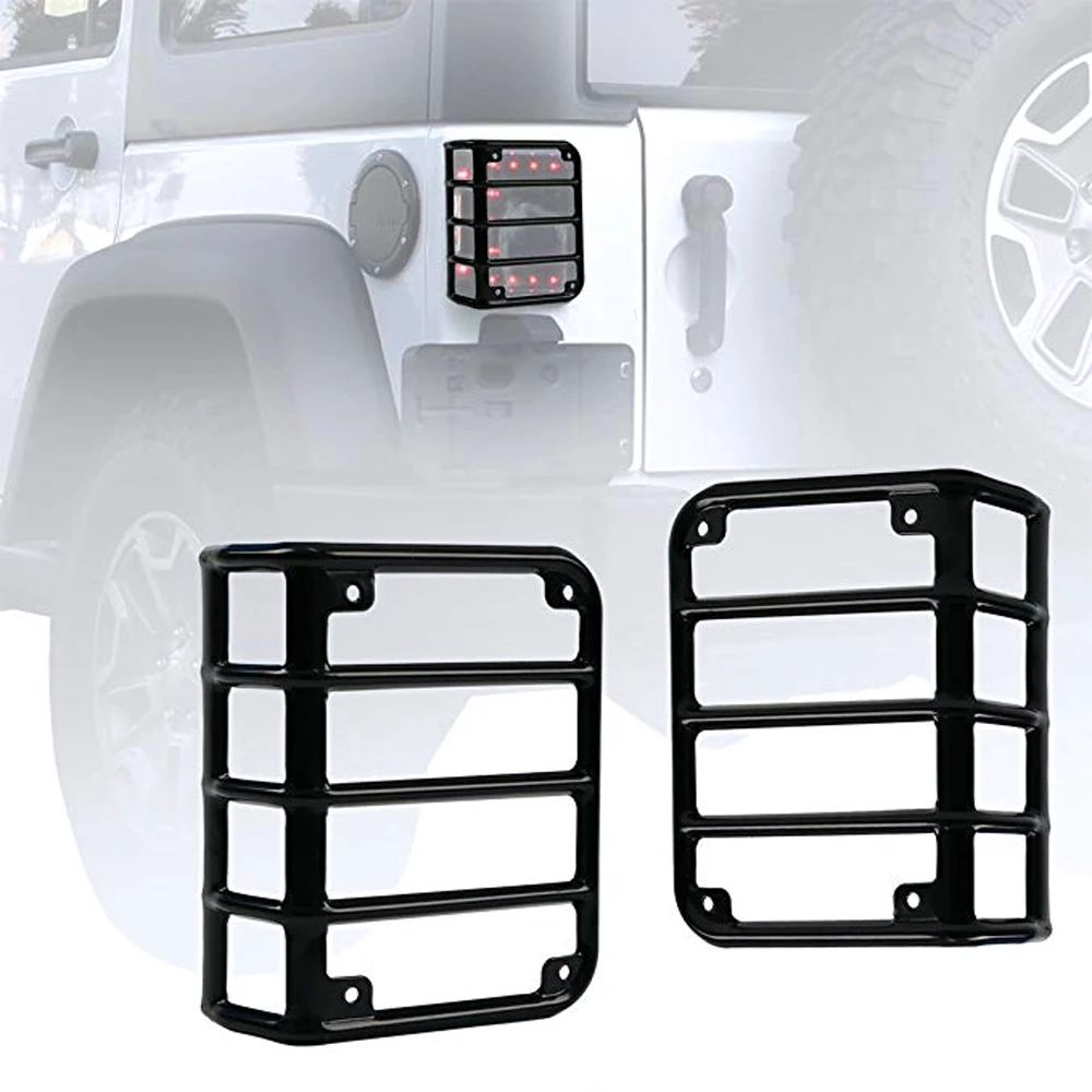 Tail light Mounting Bracket For Jeep JK Tail light Stainless Steel Mount Bracket Protect Cover