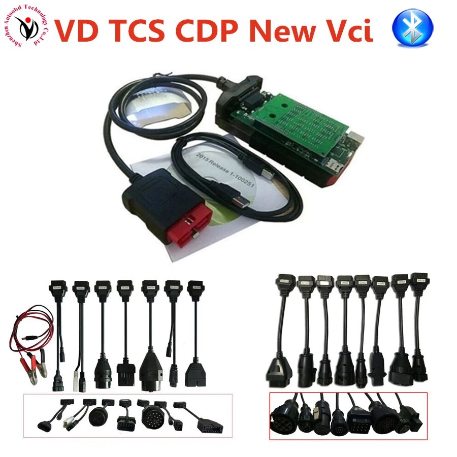 

DHL Freeshipping Double Green Board PCB 8.0 VD TCS CDP Bluetooth 2015.R3 Keygen/2016 R0 CDP Scanner+8car cables+8truck cables