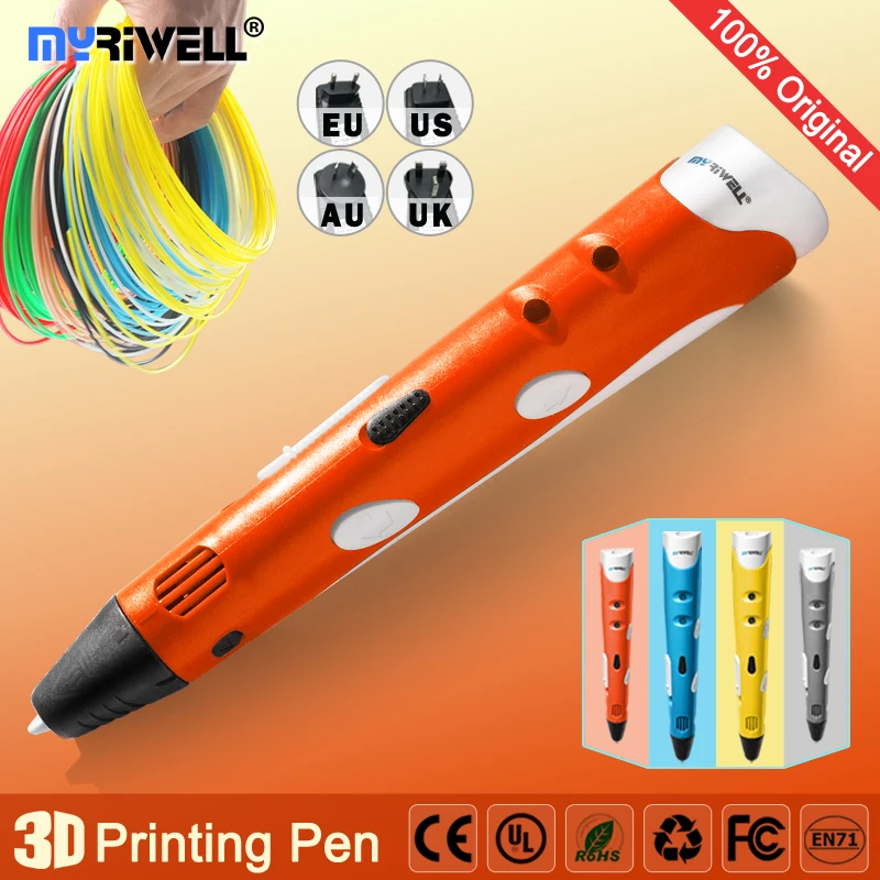 myriwell 3d pen 3d pens 1 75mm ABS PLA Filament 3d model Creative 3d printer pen