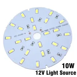 30 шт. 10 Вт 12 В СИД PCB SMD 5730 лампа пластина integrated IC DC12V непосредственно водителя белый/теплый белый для leb шарики