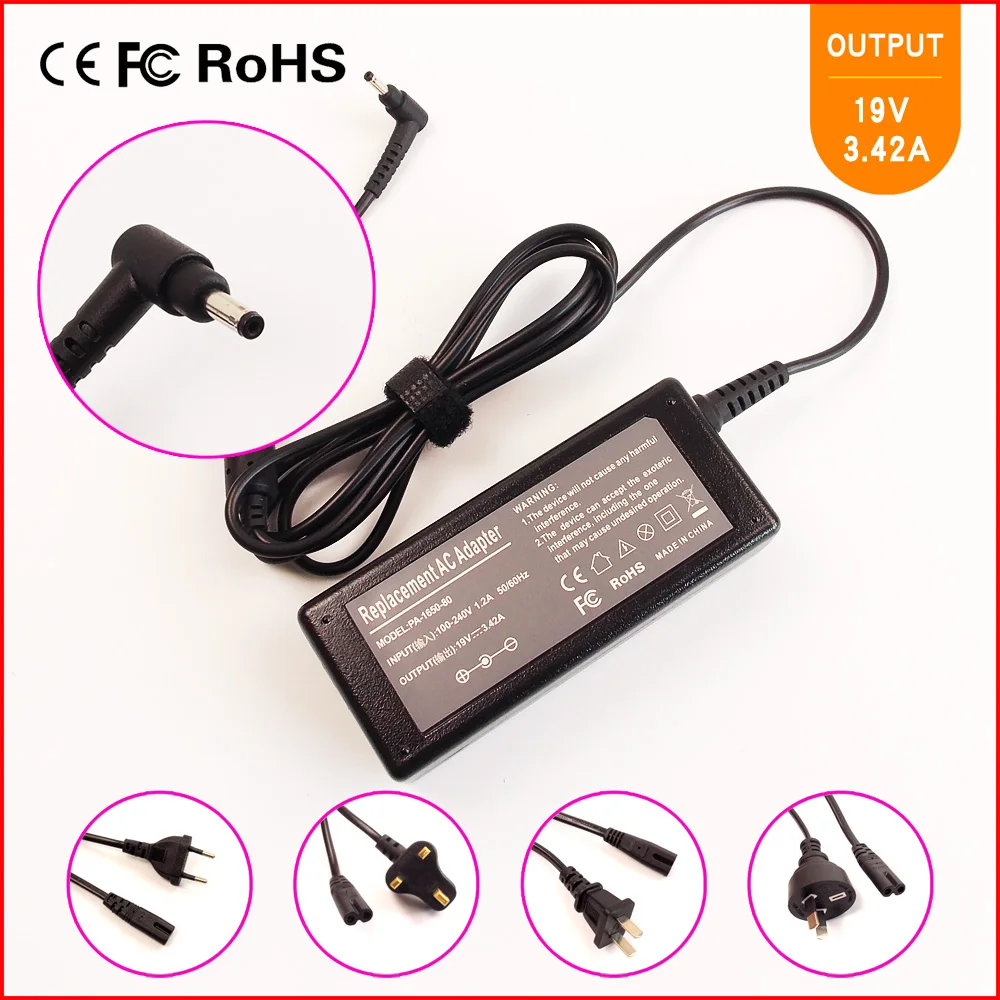 19V 3.42A Laptop Ac Adapter Charger/Power Supply + Cord For Acer Aspire