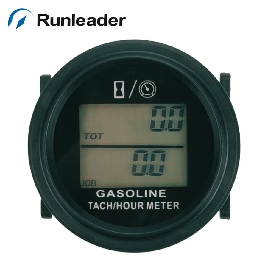 Snap In Lcd Digital Tach Hour Meter Tachometer Gauge For Gas Engine Snap In Lcd Digital Tach Hour Meter Tachometer Gauge For Gas Engine Atv Snowmobile Lawn Mower