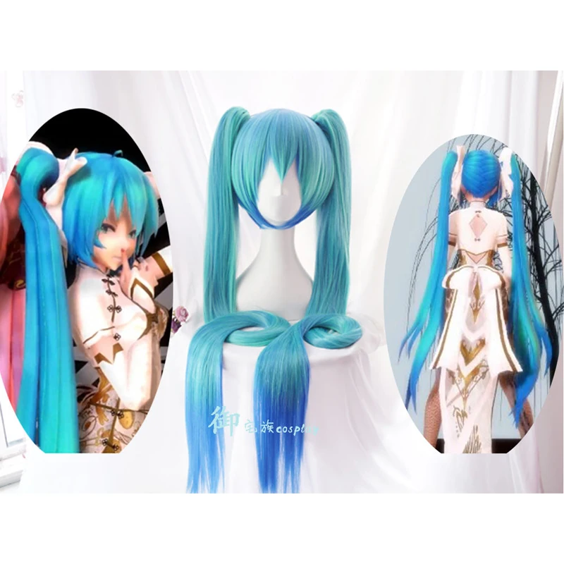 Vocaloid Hatsune парик Мику косплей парик ролевые игры для взрослых синтетические волосы длинные прямые хвосты
