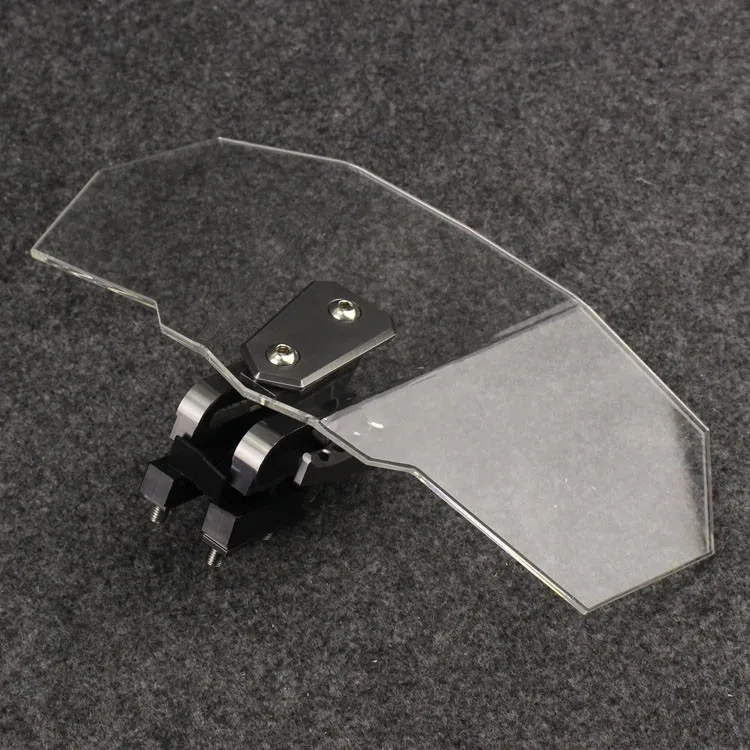 

Universal Motorcycle Windshield Airflow Adjustable Windscreen Wind Deflector for fit Kawasaki BMW Ducati honda KTM