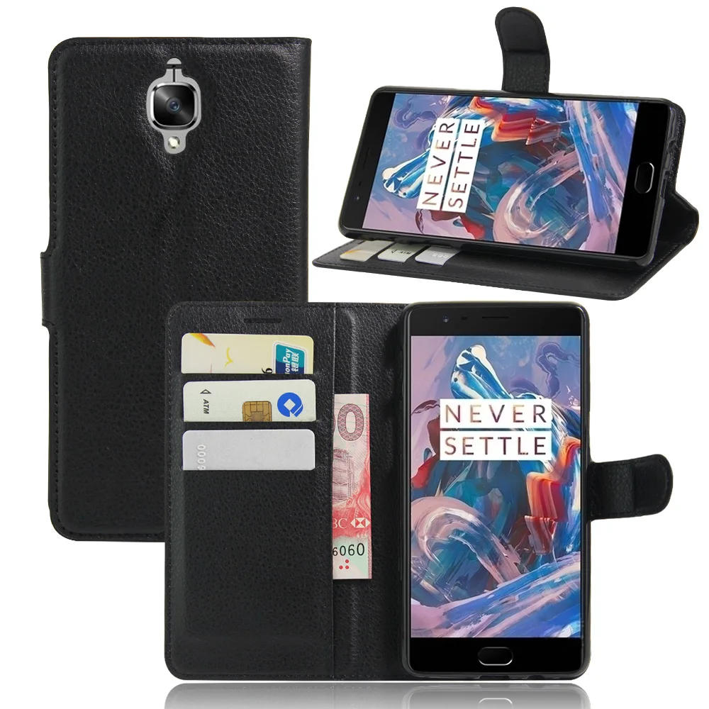 

PU Leather case for Oneplus 3 Oneplus 3T one plus 3 3T cover Wallet With Card Holder Stand case Vintage Cover Coque Fundas