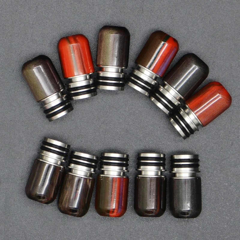 VapeSoon E сигарета Смола капельного наконечника красочные 510 для RDA RBA